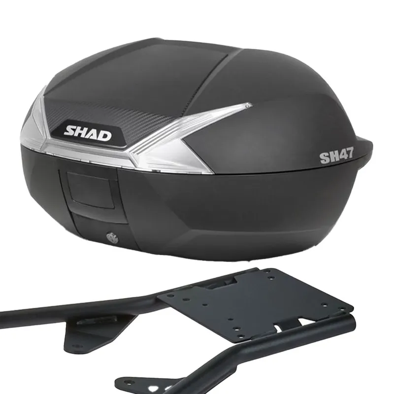 SHAD Topcase inklusive Gepäckträger Komplettset 47 Liter 194-159-0101 Saisonangebot