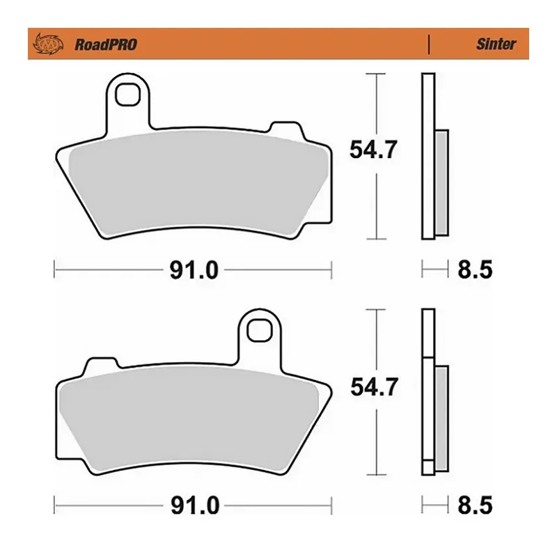 Finale Aktion Moto-Master Bremsbelag RoadPRO Sinter vorne 415701