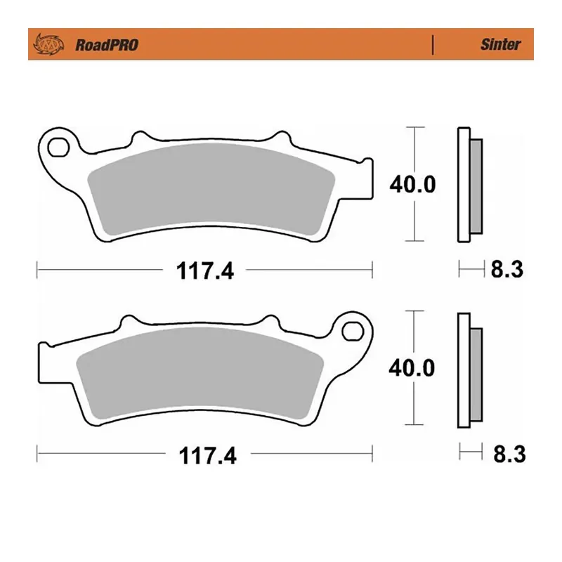 Moto-Master Bremsbelag RoadPRO Scooter 416103 Aktuell