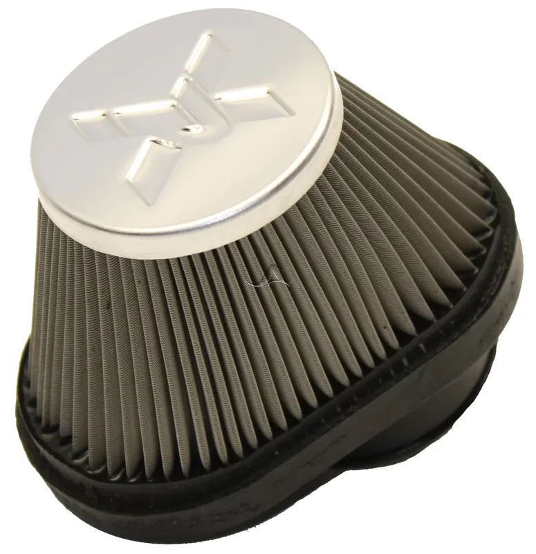 Kostenfreie Lieferung Pipercross Luftfilter 50mm ID Offset Pod Filter mit Chrom-Top