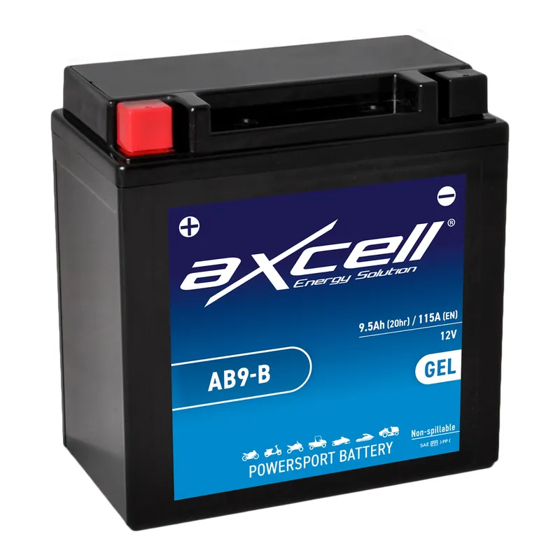 AXCELL Batterie 12V YB9-B GEL 50914 AB9-B Schnäppchen