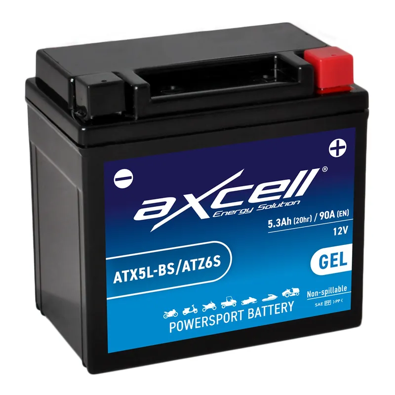 Nur Heute AXCELL Batterie 12V YTX5L-BS GEL High Capacity ATX5L-BS/ATZ6S