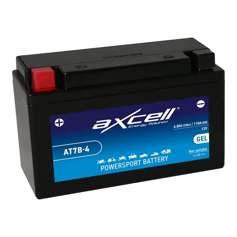 Gratis Versand AXCELL Batterie 12V YT7B-4 GEL AT7B-4