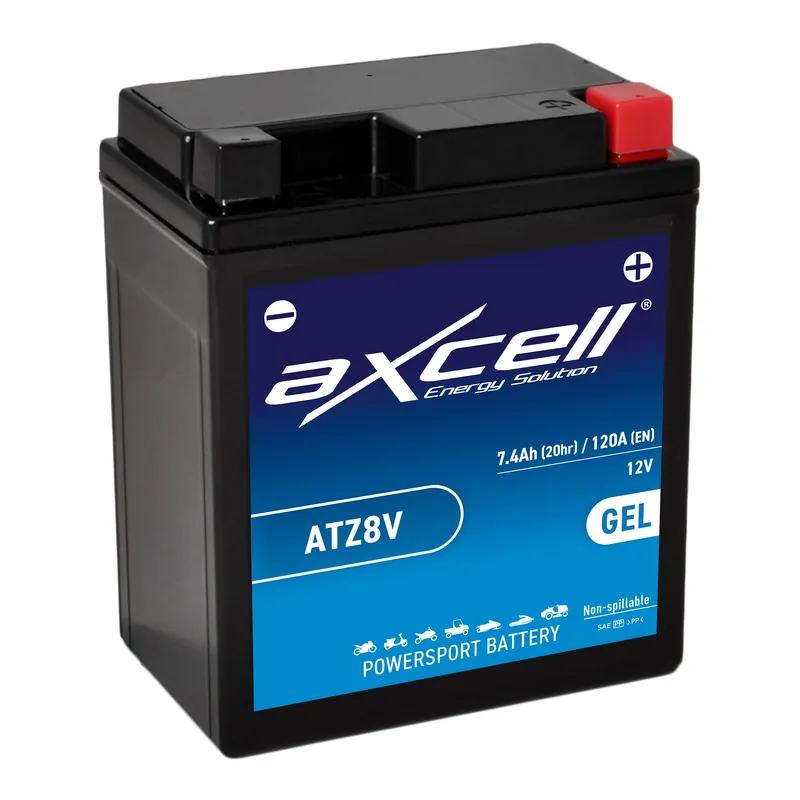Gratis Versand AXCELL Batterie 12V YTZ8V GEL ATZ8V