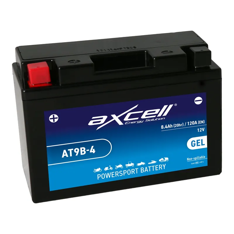AXCELL Batterie 12V YT9B-4 GEL AT9B-4 Kostenloser Versand
