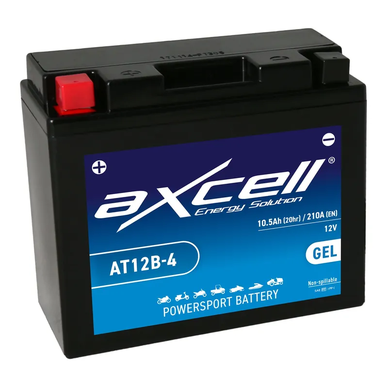 Neu AXCELL Batterie 12V YB12B-4 GEL AT12B-4