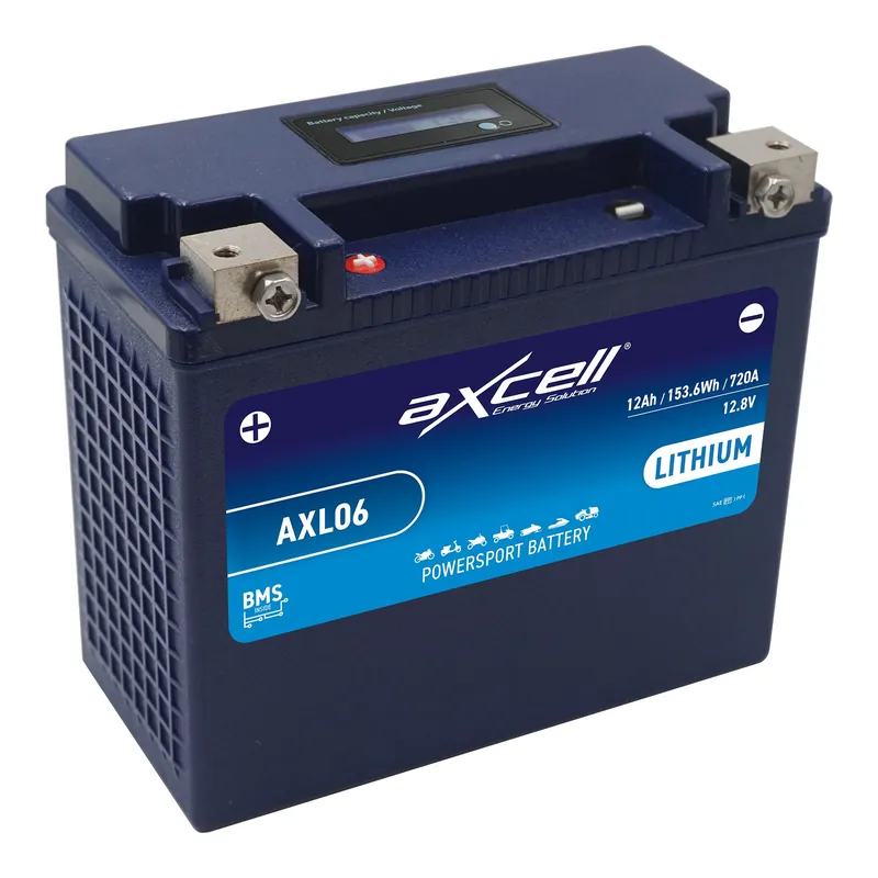 AXCELL Batterie 12V Lithium-Ionen AXL06 Geprüft