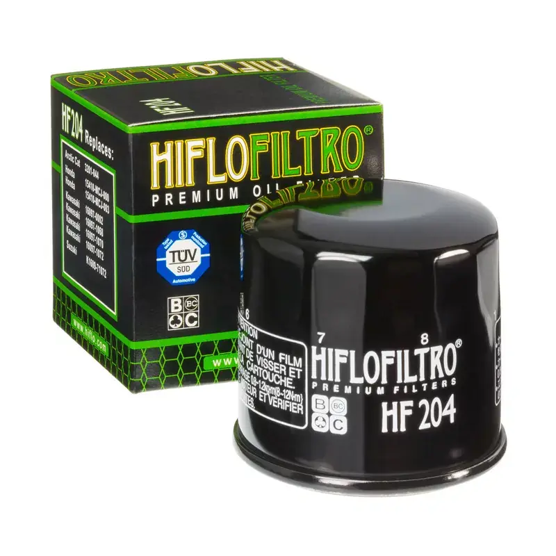 Hiflo Ölfilter HF204 passend für Motorrad, ATV und Marine Geprüft