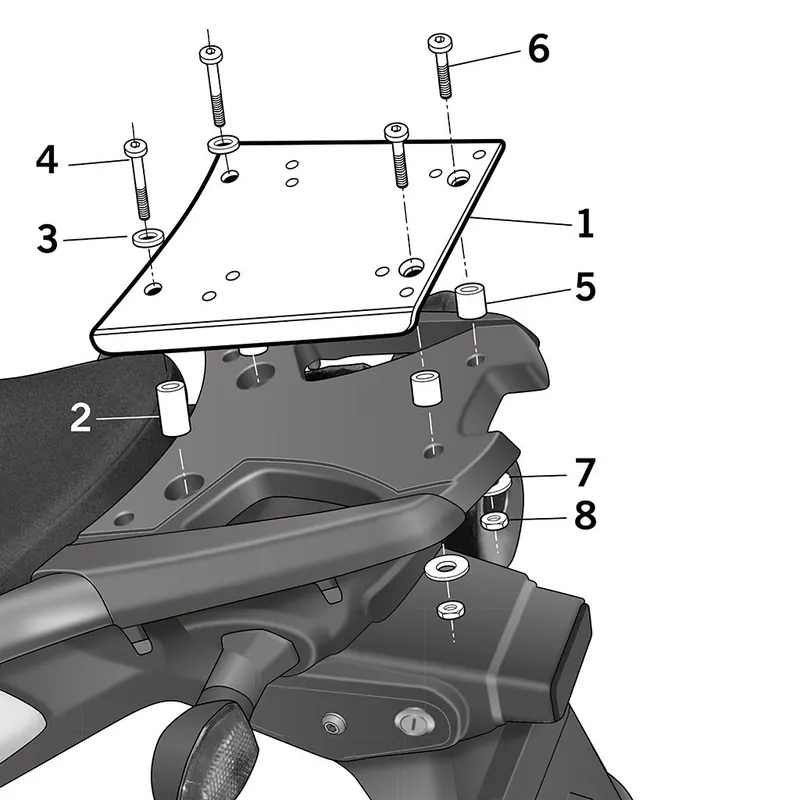 Finale Aktion SHAD Gepäckträger S0VS62ST