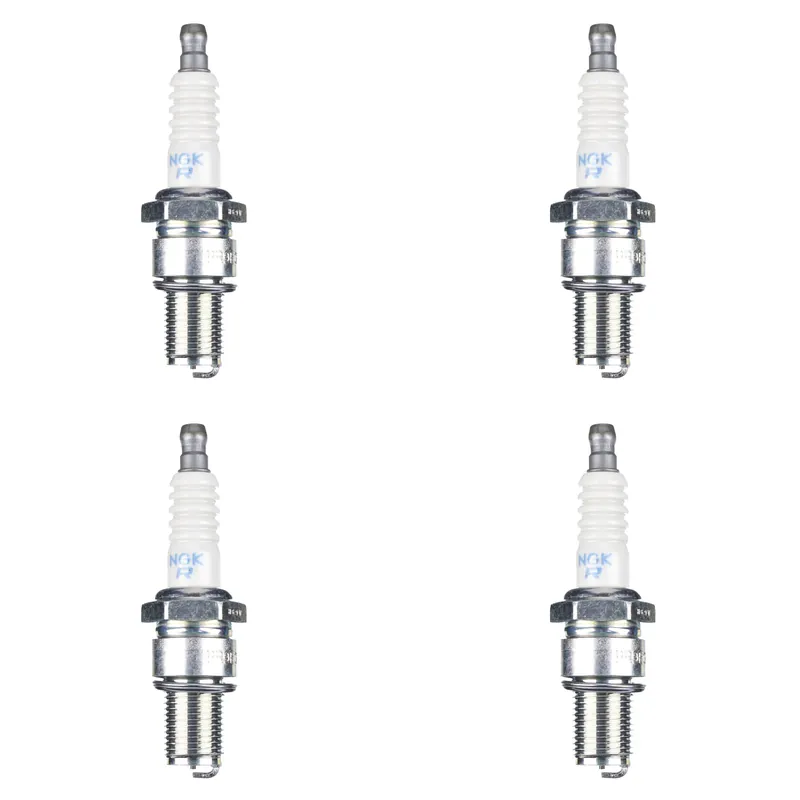 NGK Zündkerze BR9EG feste Mutter 4015 4er Set Begrenztes Angebot