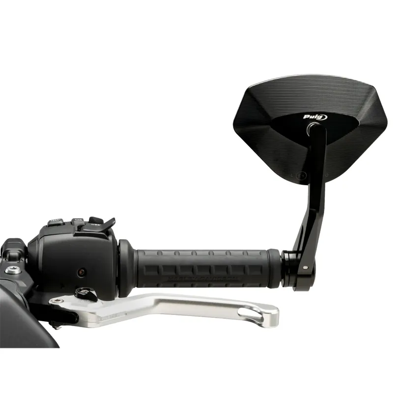 Preisknaller Puig Lenkerendenspiegel 21618N Aluminium schwarz inkl. Adapter 121-253-0142