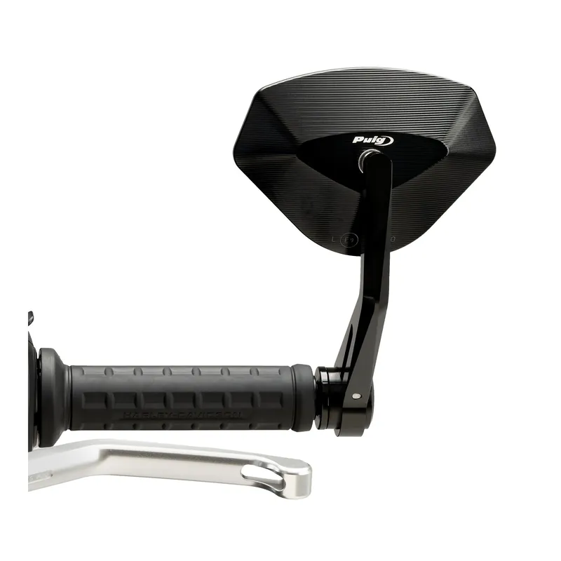 Neu Im Sortiment Puig Lenkerendenspiegel 21618N Aluminium schwarz inkl. Adapter 121-997-2093
