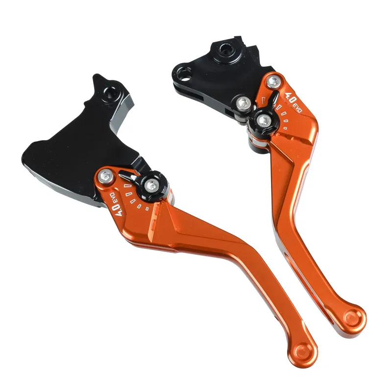 PUIG Bremshebel + Kupplungshebel Set v4 kurz orange (für: Ducati Panigale S 1199 ABS H8 12-14 ) Solange Der Vorrat Reicht