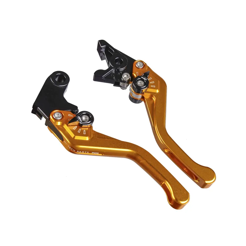 PUIG Bremshebel + Kupplungshebel Set v4 kurz gold (für: Ducati 1198 R H7 10-11 ) Preisreduziert